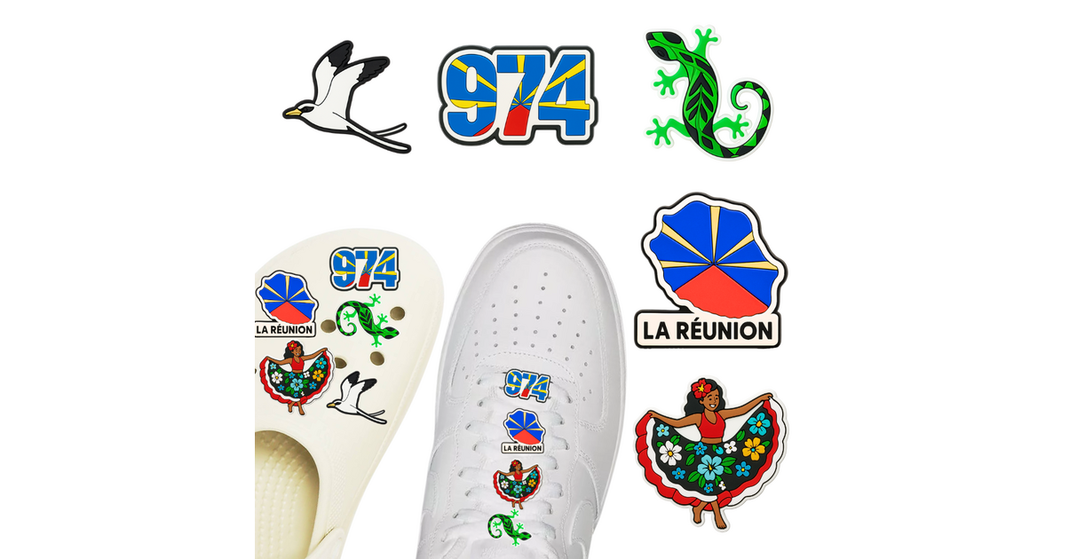 PINS LA REUNION - LOT DE 5 - TROU'CRAB by Movétan